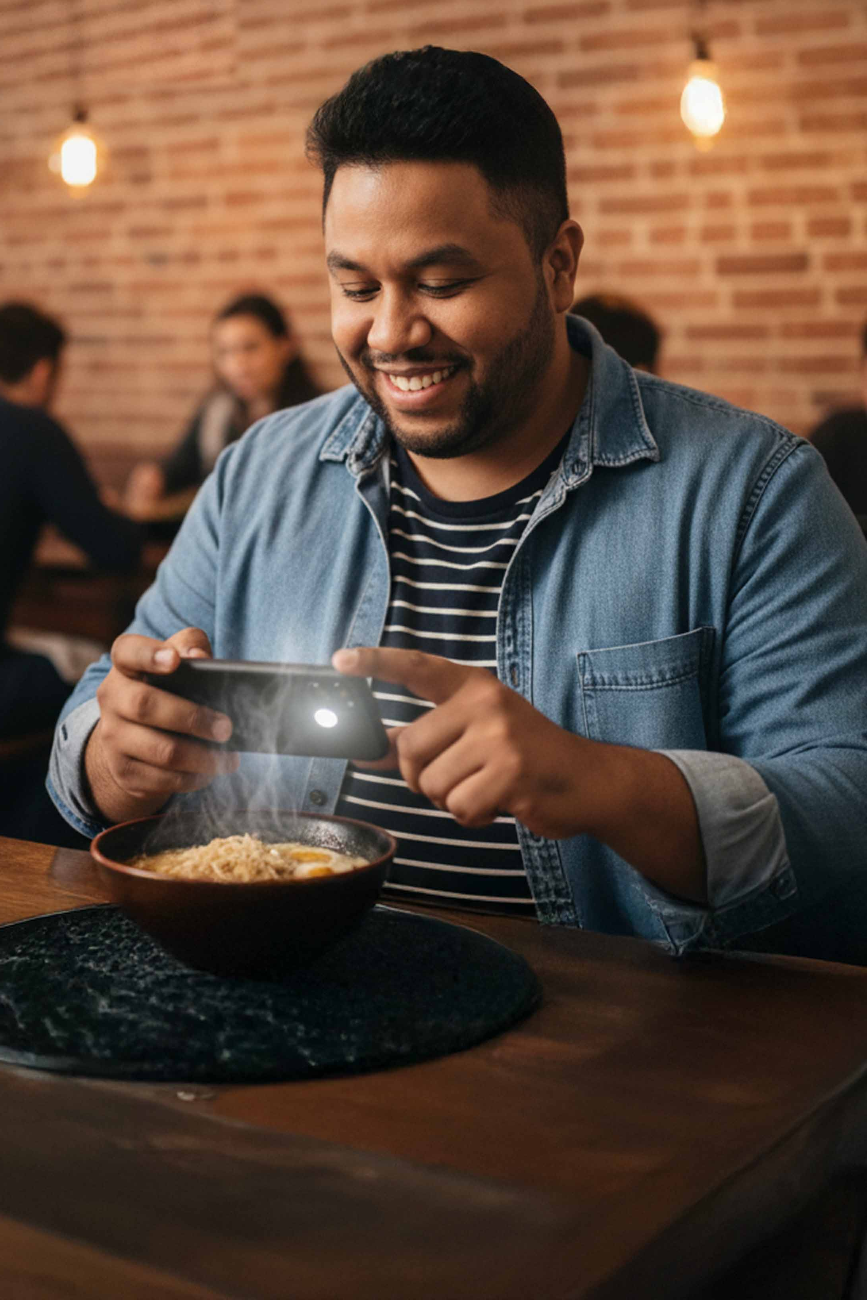 Evento Graba, crea y vende: contenido con celular para gastronomía y producto — JockVisual